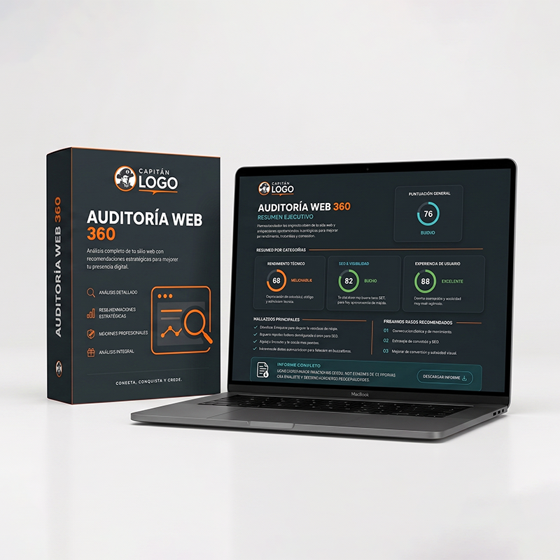 Mockup Auditoría Web & SEO Local