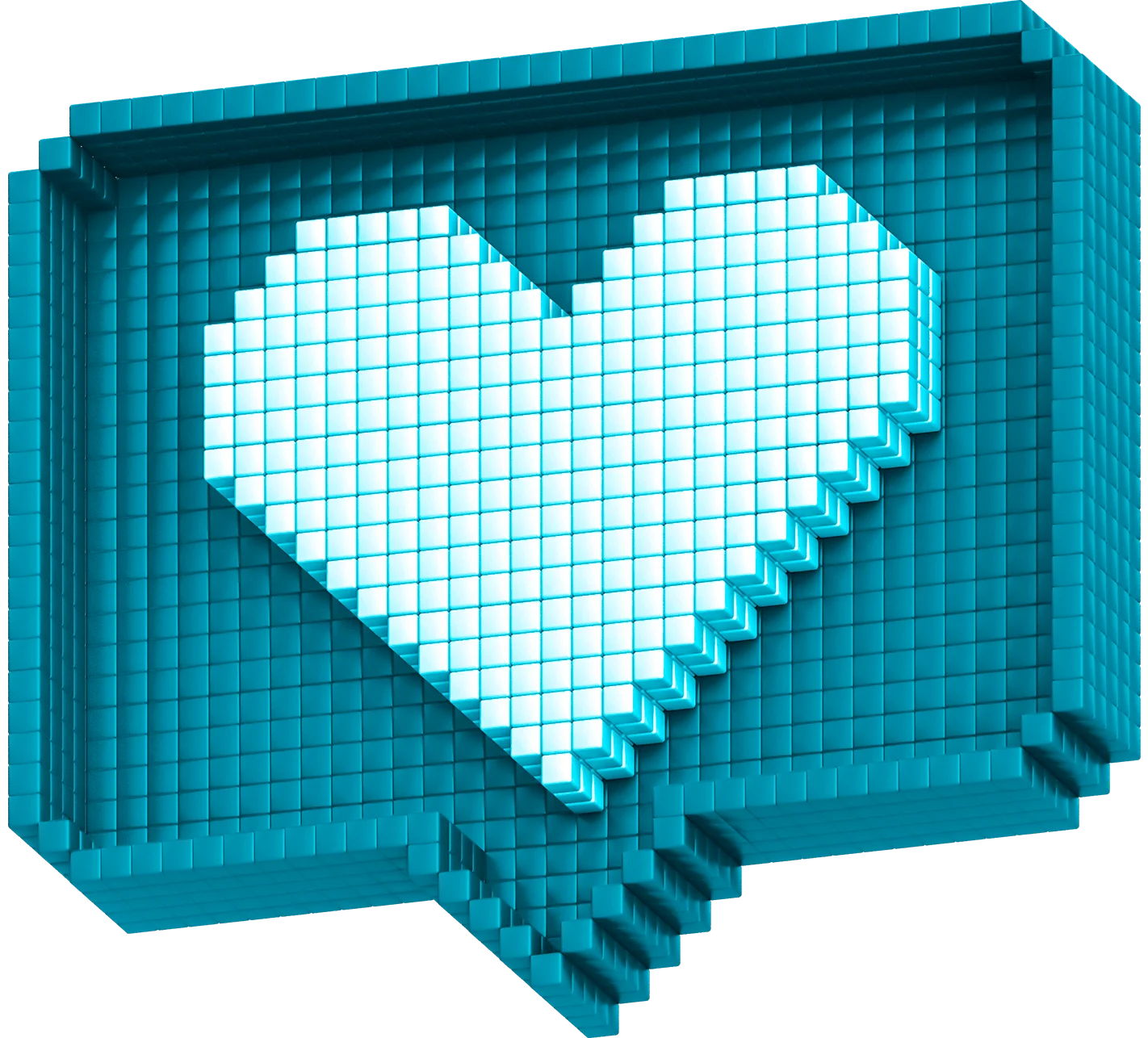 Accent 3D Heart