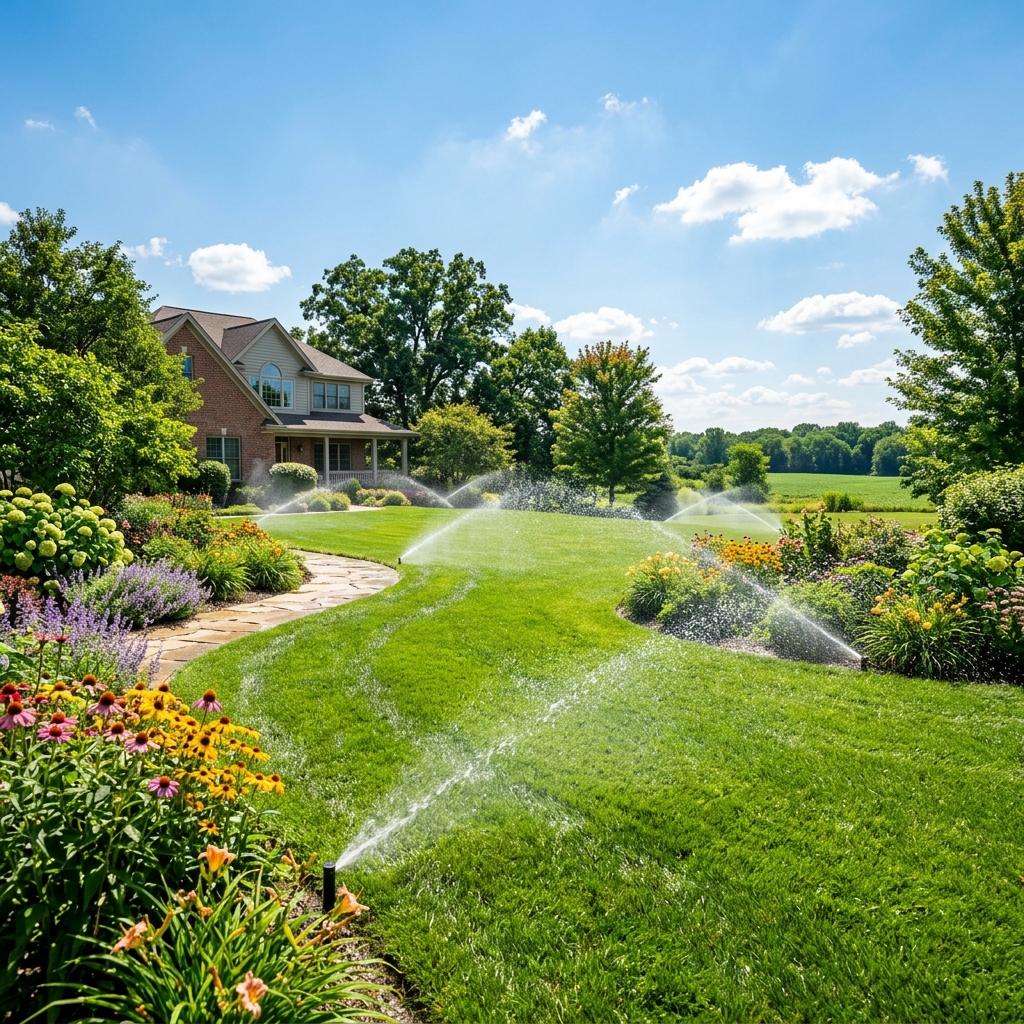 Montoya Irrigation Outdoor Lawn Sprinkler Banner