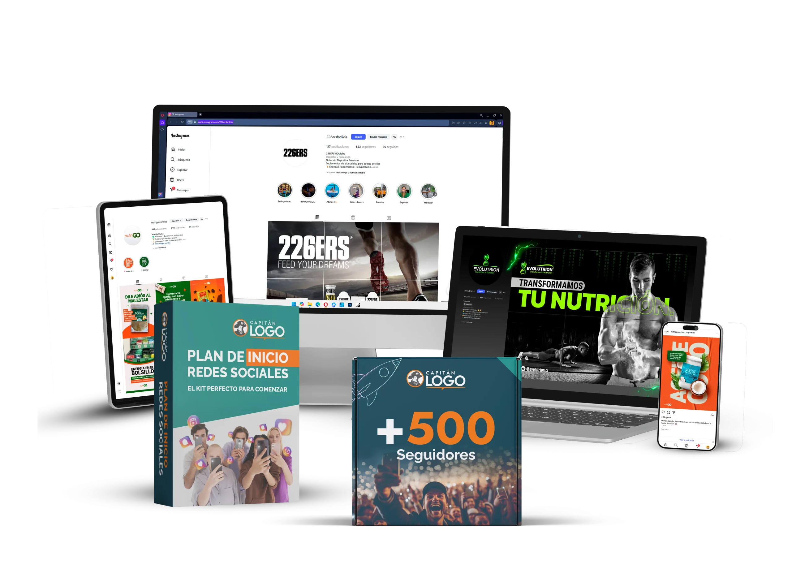 30 Publicaciones Profesionales Mockup