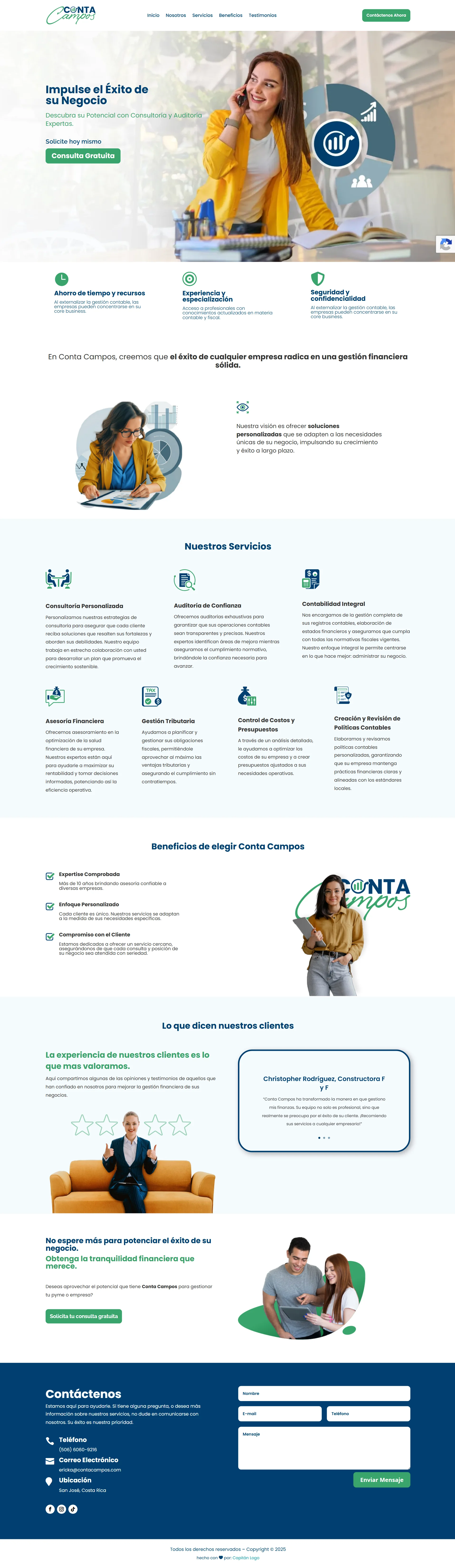 ContaCampos Vista Previa Web