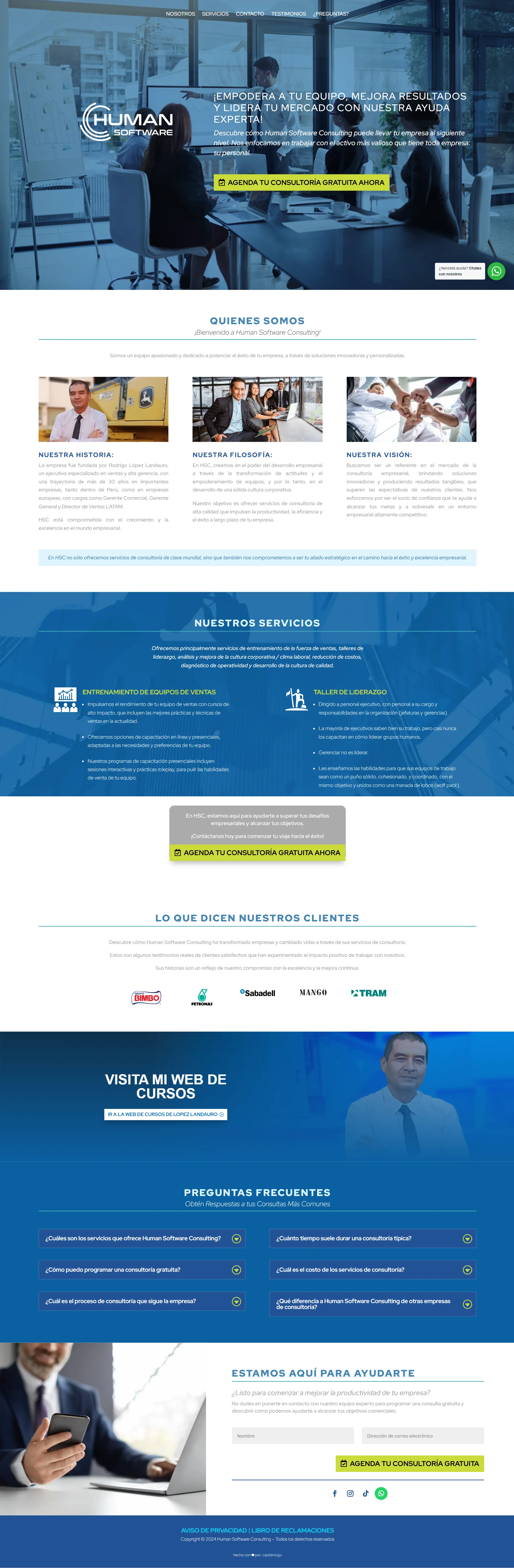 Human Software Vista Previa Web