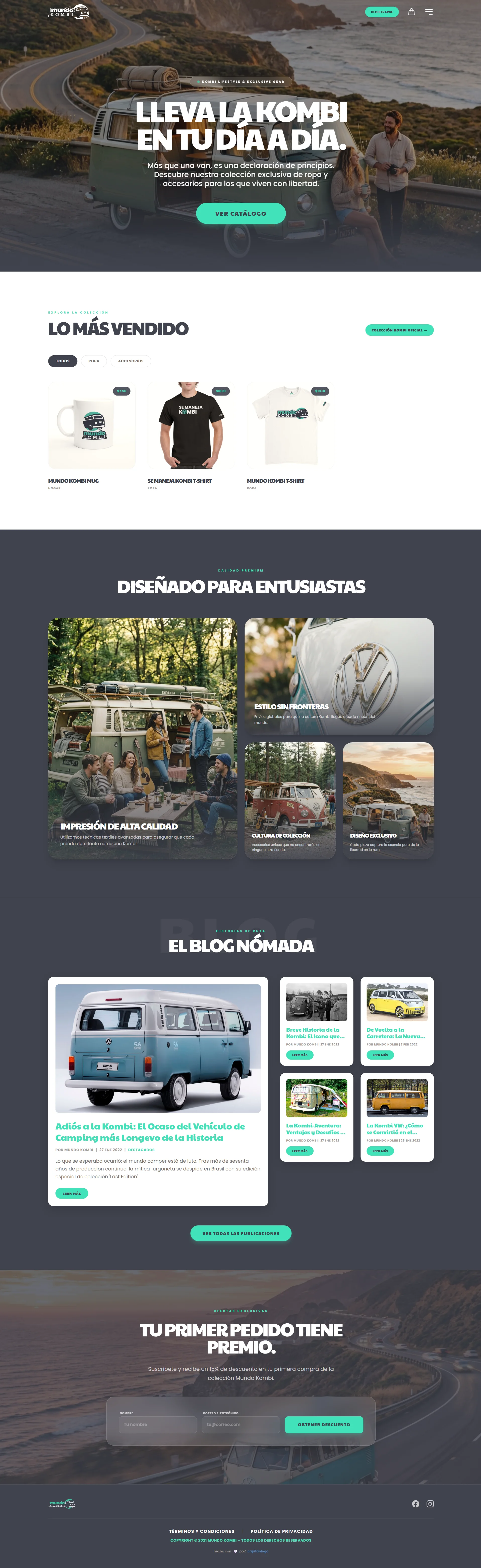 Mundo Kombi Vista Previa Web